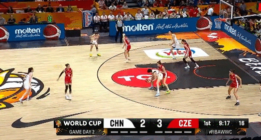 中国女篮加时逆转捷克,韩旭表现出色